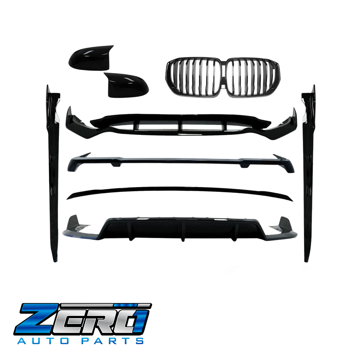 G05 BMW GLOSS BLACK AERO BODY KIT M SPORT