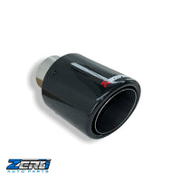 Carbon Fibre Gloss single Exhaust Tip | 4
