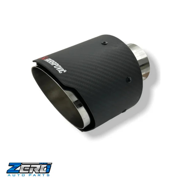 Carbon Fibre Matte Single tailpipe 4.5"