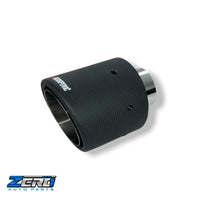 Carbon Fibre Matte Single Exhaust Tip | 4.5